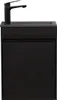 Badplaats Gäste-WC Waschtisch Set Sinta 40 x 22 cm Schwarz Produktbild-Vorschau 6