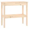 vidaXL Table console 80x40x75 cm pin massif Voir les images du produit 10