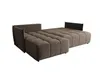 A brown sectional sofa with a tufted design is shown against a white background. Náhled obrázku produktu