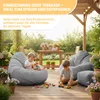 Dreamroots Bean Bag 70x70x70cm beanbag pre deti s opierkou Náhľad obrázku produktu 8