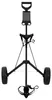 vidaXL Chariot de golf pliable, noir, pour clubs de golf Voir les images du produit 3