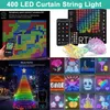 DIY Smarte Lichtervorhänge 400-LED-Lichterkette mit Produktbild-Vorschau 1