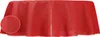 PVC Garten Tischdecke 140 cm rund rot wetterbeständig Produktbild-Vorschau 1