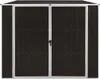 vidaXL Casetta da giardino Marrone 195x198x159 cm Acciaio Anteprima dell’immagine prodotto 2