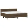 Boxspringbett mit Matratze & LED Dunkelbraun 200x200 cm Produktbild-Vorschau 3