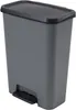 Corbeille à papier Curver avec pédale 50L /Gris foncé/Noir Voir les images du produit 1