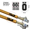 4R Quattroerre.it 8133 Nálepka Ohlins pre tlmiče, vidlice a Náhľad obrázku produktu 2