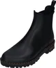 A black chelsea boot is shown against a white background. Produktbild-Vorschau