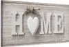Vlies Leinwandbild - Beloved Home 120x40 cm Text Produktbild-Vorschau 1