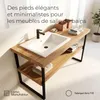 LAMO MANUFAKTUR Support pour plan de travail de salle de Voir les images du produit 6
