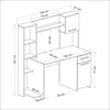 Skye Decor, Merry - Blanc, bureau, blanc, panneaux de Voir les images du produit 6