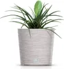 Prosperplast Blumentopf FURU Round Eco Wood Weiß 25 cm Produktbild-Vorschau 11