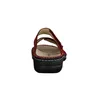 A red sandal is shown from the back on a white background. Produktbild-Vorschau
