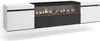 A modern TV cabinet with a built-in electric fireplace, presented against a white background. Produktbild-Vorschau