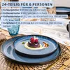SÄNGER Steingut Geschirrset Aruba, Tafelservice 24 teilig Produktbild-Vorschau 2