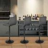 2er Set Barhocker aus Samt,Barstuhl Tresenhocker Produktbild-Vorschau 3