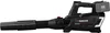 A black cordless leaf blower is shown against a white background. Produktbild-Vorschau
