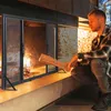 COSTWAY Grille pare-étincelles avec portes coulissantes, 96 Voir les images du produit 2