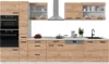 Küchenzeile Vicco R-Line Goldkraft Eiche/Weiß 350 cm AP Produktbild-Vorschau 7