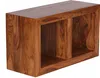 WOHNLING Sheesham Standregal Massiv mit 2 Böden Massivholz Produktbild-Vorschau 10