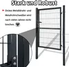 FIVMEN Gartentor Anthrazit Gartentür aus Verzinktem Stahl Produktbild-Vorschau 5