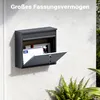 Cassetta postale Wiltec V13 antracite 360 x 105 x 315 mm, Anteprima dell’immagine prodotto 14