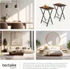 Ensemble de 2 tables d’appoint pliables Phoenix - Bois Voir les images du produit 5