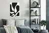 MuchoWow® Poster Pflanze - Schwarz - Minimalismus 40x60 cm Produktbild-Vorschau 4