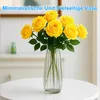 4x Glasvasen 20cm,Deko Blumen Vase,klein Väschen Produktbild-Vorschau 4