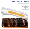 An instructional image showing an application tray for installing a screen protector on a smartphone. Produktbild-Vorschau