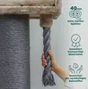 HAPPYPET Kratzbaum 'Mick' Grosse Katzen Stabil 103 cm - , Produktbild-Vorschau 4