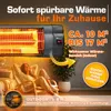 TRESKO® Infrarot Heizstrahler 2500W mit Fernbedienung | Productafbeelding-voorbeeld 7