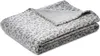 Wohndecke Claire Jacquard Leopardmuster anthrazit 200 x 150 Produktbild-Vorschau 3