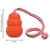 KONG Aqua M, rot mit Seil - Kauspielzeug aus Naturgummi für Produktbild-Vorschau 9