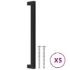 vidaXL Möbelgriffe 5 Stk. Schwarz 224 mm Edelstahl Produktbild-Vorschau 9