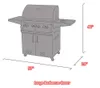Grill Abdeckhaube Wasserdicht,BBQ Grillabdeckung Wetterfest Produktbild-Vorschau 2