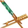 vidaXL Gartenstühle 8 Stk. Klappbar Grün Stoff und Produktbild-Vorschau 6