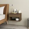 Skye Decor, Rıbes - Notenhout, nachtkastje, notenhout, 100% Productafbeelding-voorbeeld 2