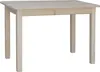 A simple, unfinished pine wood table with four legs, shown from the front. Anteprima dell’immagine prodotto