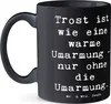 Mr. & Mrs. Panda Tasse Spruch Trost Umarmung - Schwarz - Produktbild-Vorschau 2
