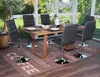 A dining set with chairs and a table in a sunroom setting. Podgląd zdjęcia produktu