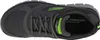 Top-down view of a gray and green athletic shoe. Anteprima dell’immagine prodotto