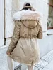 Dstreet Dámská parka Garnet béžová L Náhled obrázku produktu 3