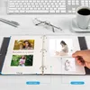 AIOR Samolepicí fotoalbum Linen Scrapbook 60 bílých stran Náhled obrázku produktu 2