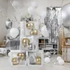 Decorazione da soffitto lampadario in lamina d'argento Anteprima dell’immagine prodotto 9
