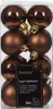 Weihnachtskugeln Kunststoff 4cm 16 Stück - Espressobraun Produktbild-Vorschau 1