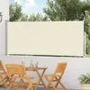 vidaXL Výsuvná bočná markíza, 117 × 514 cm, krémová farba Náhľad obrázku produktu 2