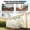 Outsunny Foliengewächshaus mit Fenster PE Tomatenhaus Produktbild-Vorschau 8