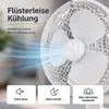 Stolný ventilátor s osciláciou 90° – Tichý ventilátor s 3 Náhľad obrázku produktu 5