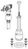 GROHE 43907PI0 Set di ricambio 43907 con valvola di Anteprima dell’immagine prodotto 7